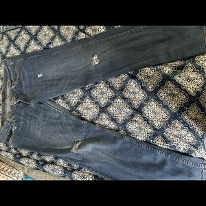 Levis super low denim
